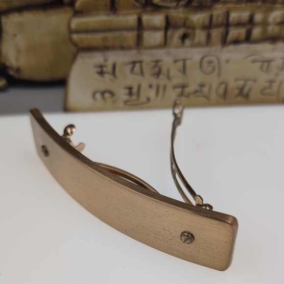 J. Crew Bronze Hair Clip Barrette - Picture 1 of 5